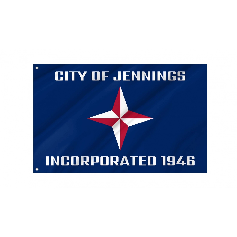 Jennings Flag for Indoor & Outdoor Use