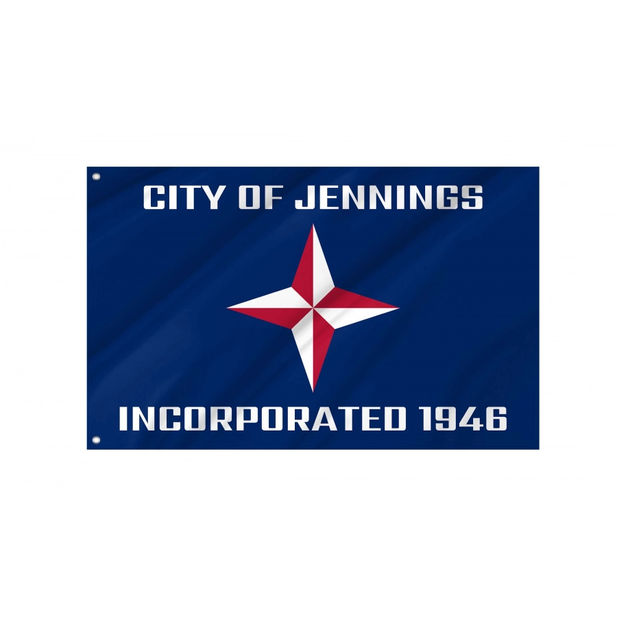 Jennings Flag for Indoor & Outdoor Use, USA299