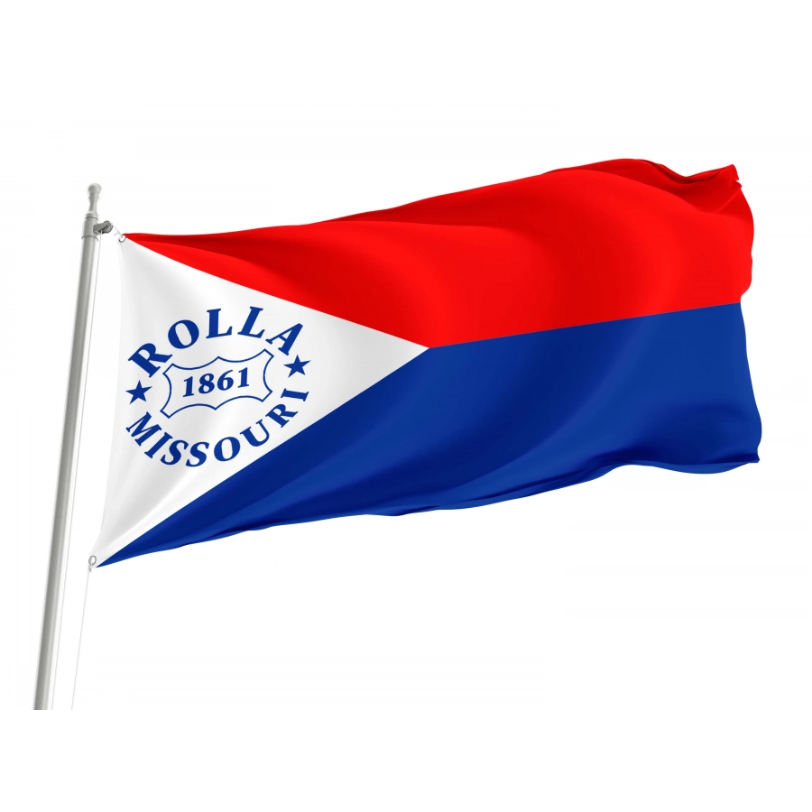 Rolla, Missouri Flag for Indoor & Outdoor Use, USA301