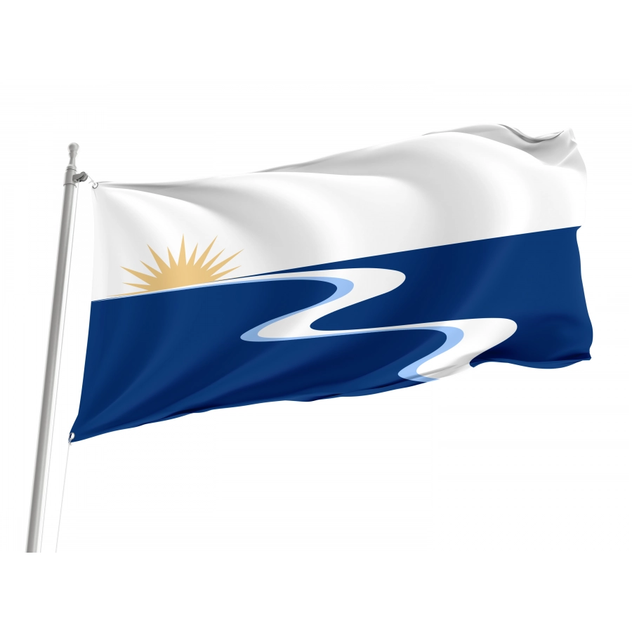 Flag Of Ashland, Nebraska, Patriotic Flags, Unique Design Print, Flags For Indoor & Outdoor Use - High Quality Nebraska for Indoor and Outdoor Use