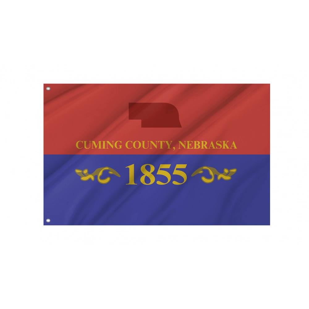 Cuming County Flag for Indoor & Outdoor Use Cuming County Flag for Indoor & Outdoor Use