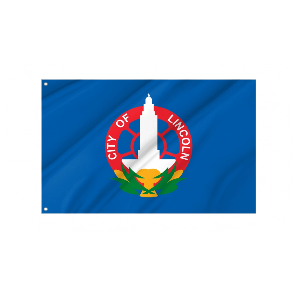 Lincoln City Flag for Indoor & Outdoor Use Lincoln City Flag for Indoor & Outdoor Use