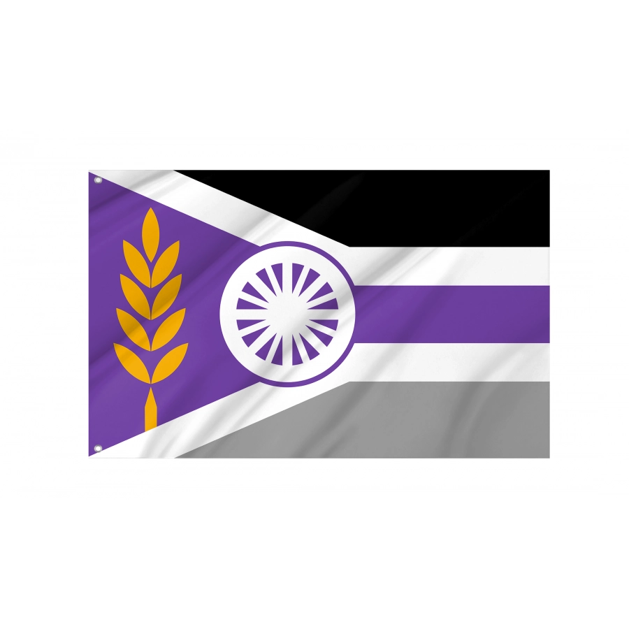 Flag Of Milford, Nebraska, Patriotic Flags, Unique Design Print, Flags For Indoor & Outdoor Use - High Quality Nebraska for Indoor and Outdoor Use