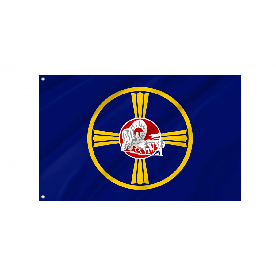 Flag Of Omaha, Nebraska, Patriotic Flags, Unique Design Print, Flags For Indoor & Outdoor Use - High Quality Nebraska for Indoor and Outdoor Use