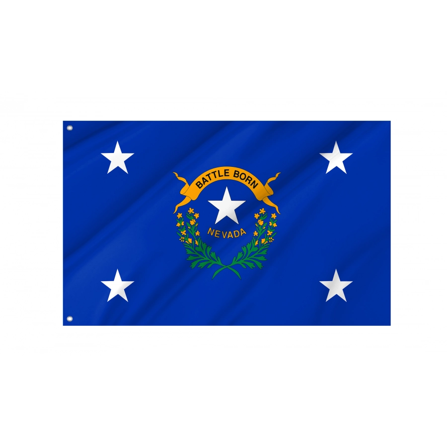 Flag of Governor of Nevada, Patriotic Flags, Unique Design Print, Flags for Indoor & Outdoor Use