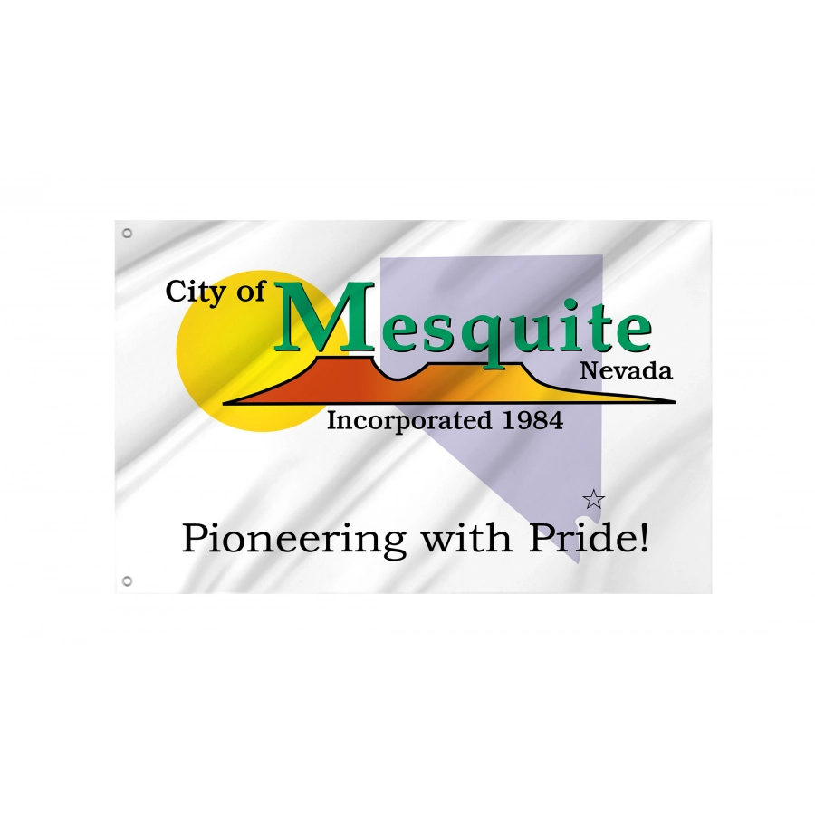 Flag of Mesquite, Nevada, Patriotic Flags, Unique Design Print, Flags for Indoor & Outdoor Use