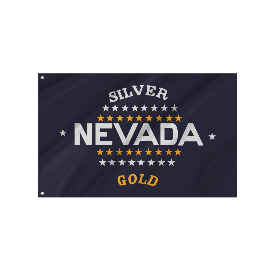Flag of Nevada (1905–1915), Patriotic Flags, Unique Design Print, Flags for Indoor & Outdoor Use