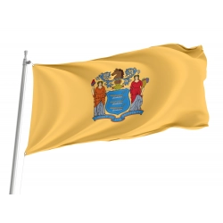 New Jersey State Flag for Indoor & Outdoor Use