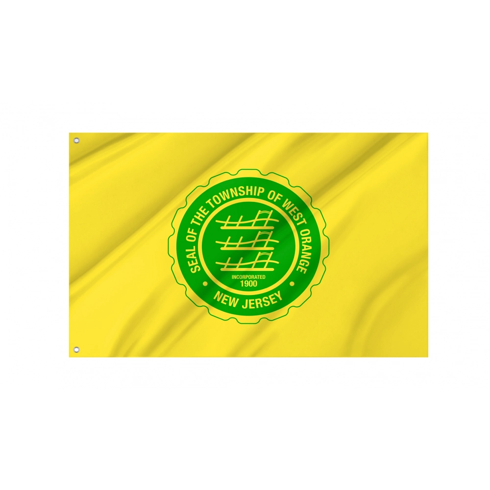 West Orange Flag for Indoor & Outdoor Use