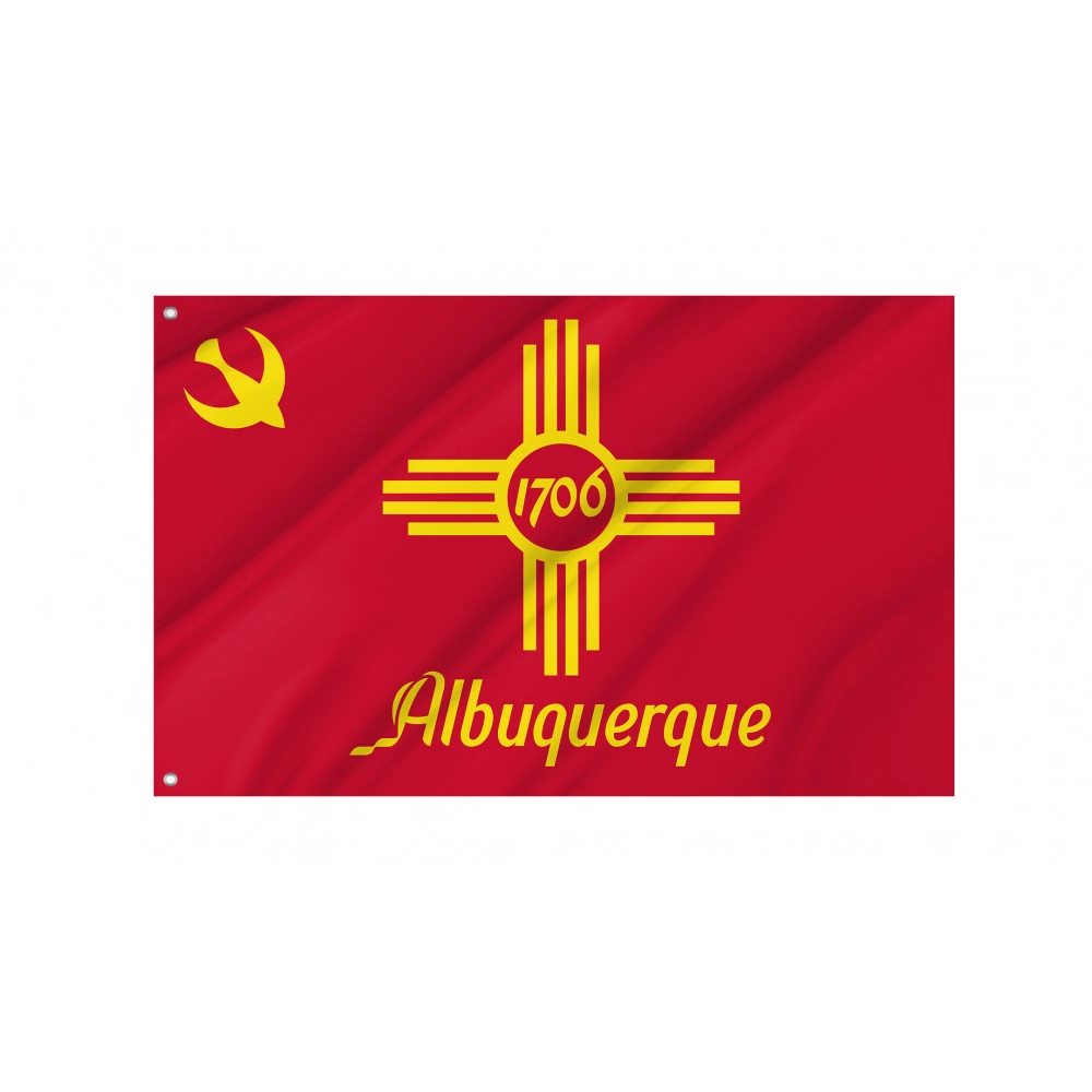 Albuquerque Flag for Indoor & Outdoor Use Albuquerque Flag for Indoor & Outdoor Use