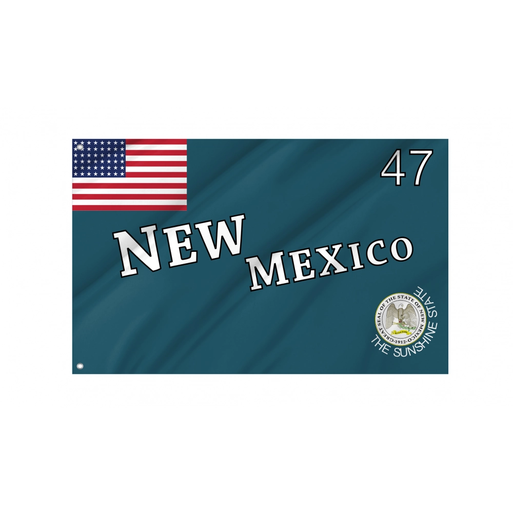 New Mexico 1912-1925 Flag for Indoor & Outdoor Use