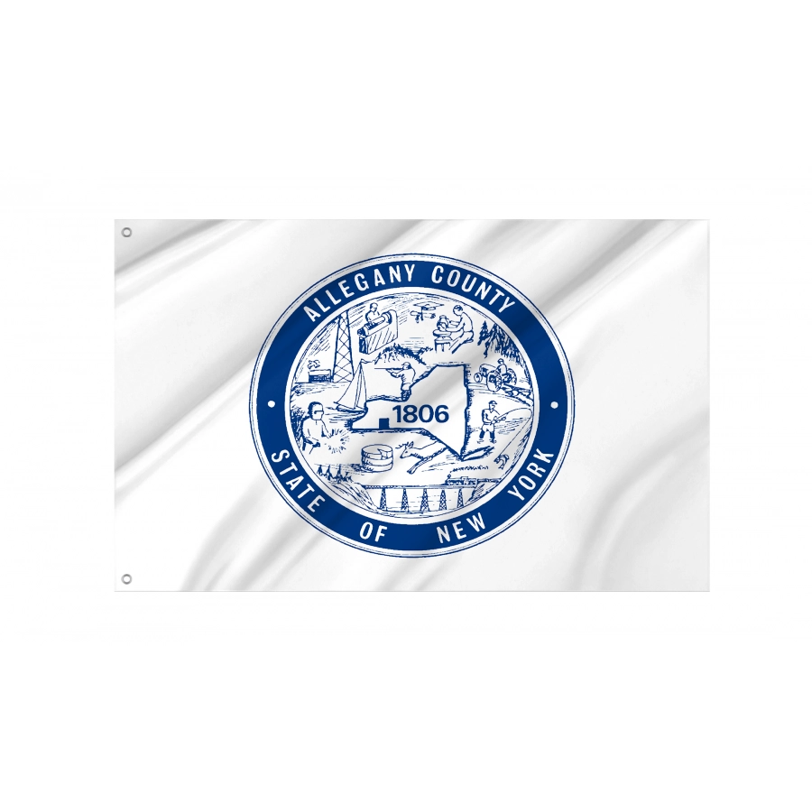 Flag of Allegany County, New York, Patriotic Flags, Unique Design Print, Flags for Indoor & Outdoor Use