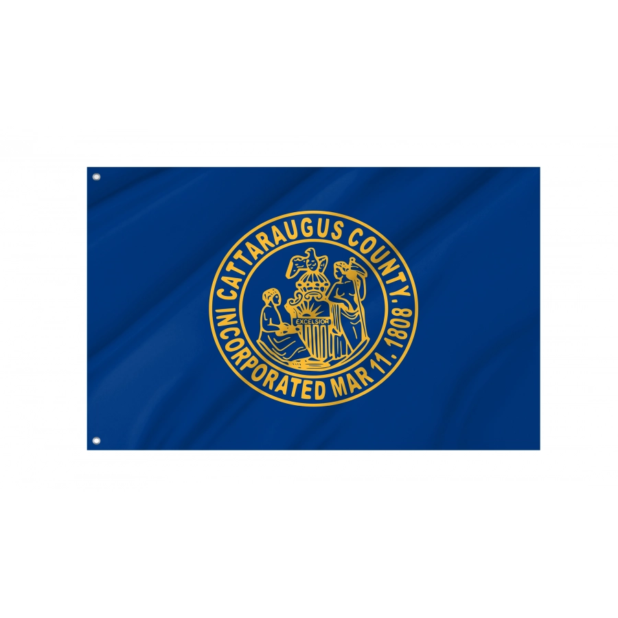 Flag of Cattaraugus County, New York, Patriotic Flags, Unique Design Print, Flags for Indoor & Outdoor Use