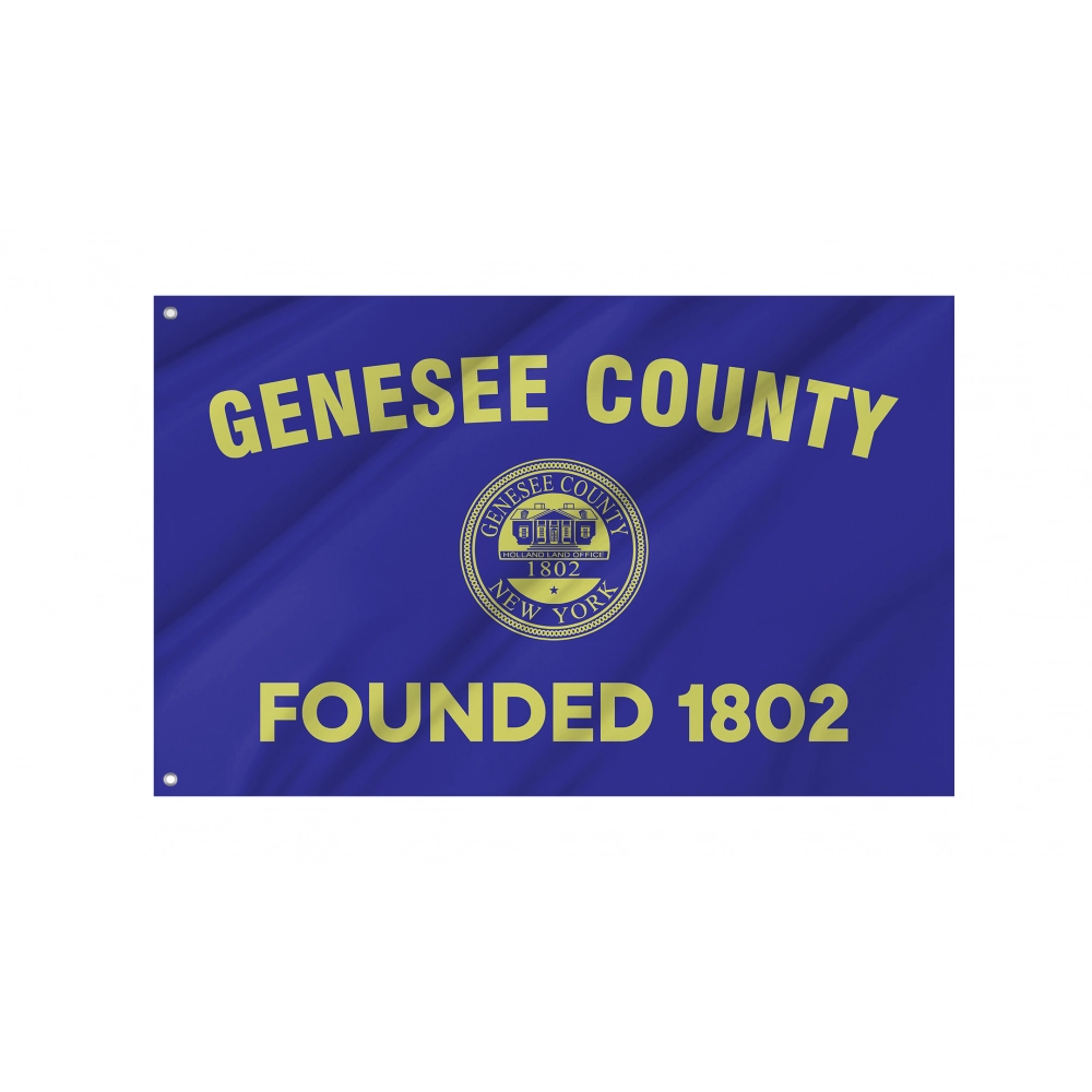 Genesee County Flag for Indoor & Outdoor Use