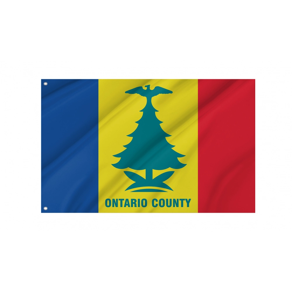 Ontario County, New York Flag for Indoor & Outdoor Use