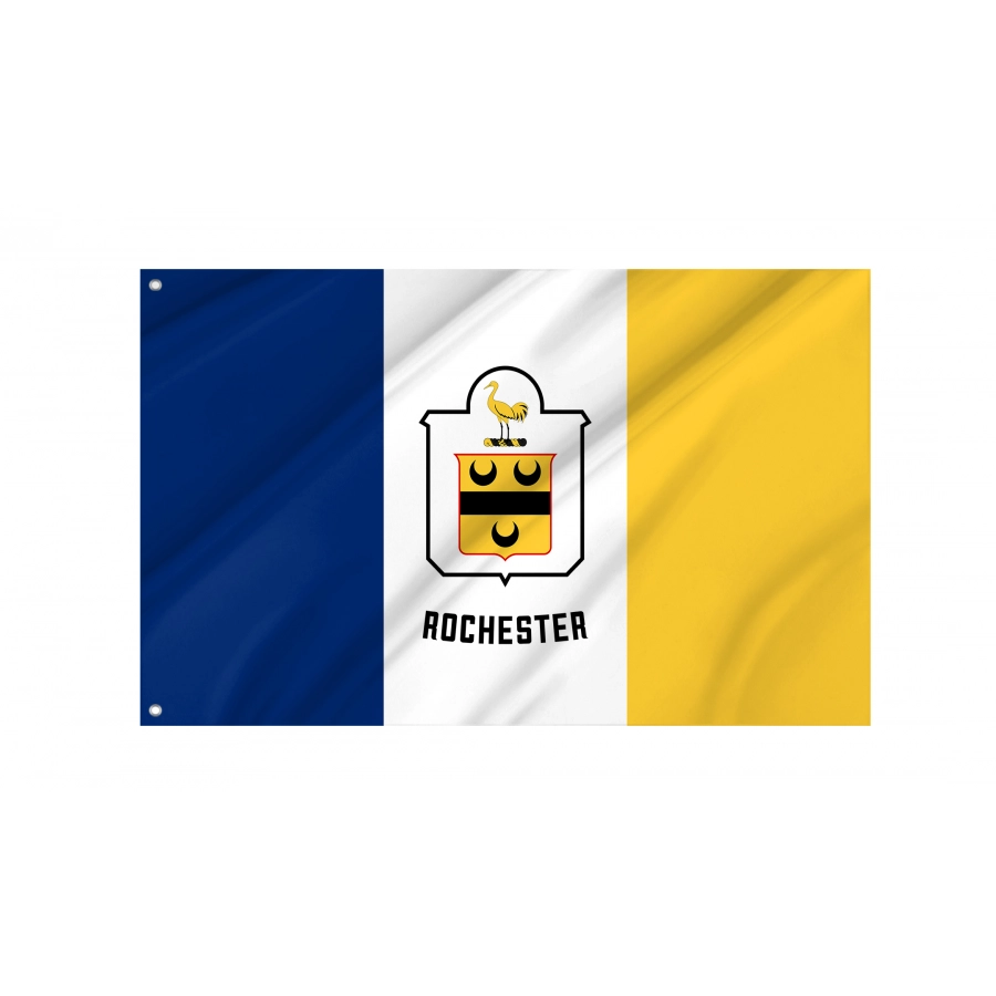 Flag of Rochester, New York, Patriotic Flags, Unique Design Print, Flags for Indoor & Outdoor Use