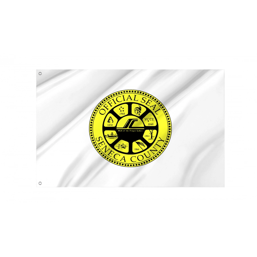 Flag of Seneca County, New York, Patriotic Flags, Unique Design Print, Flags for Indoor & Outdoor Use