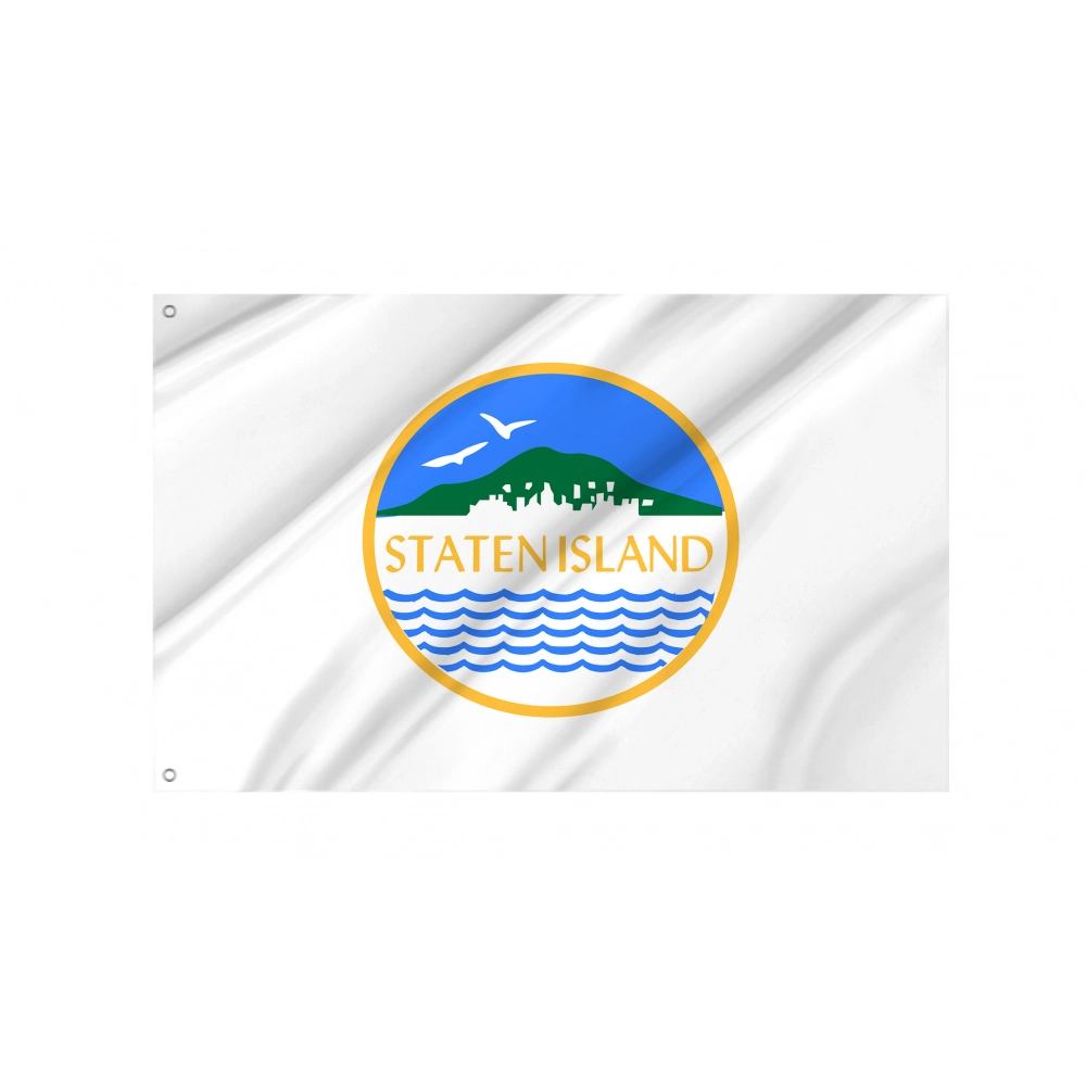 Staten Island 1971-2016 Flag for Indoor & Outdoor Use