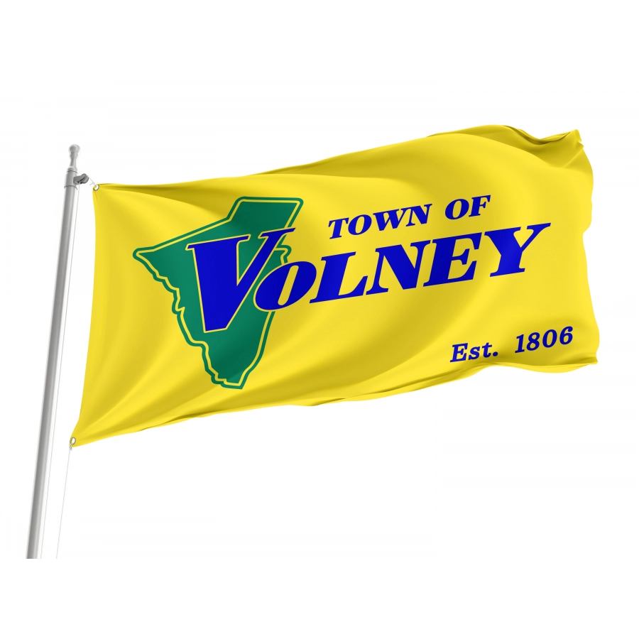 Flag of Volney, New York, Patriotic Flags, Unique Design Print, Flags for Indoor & Outdoor Use