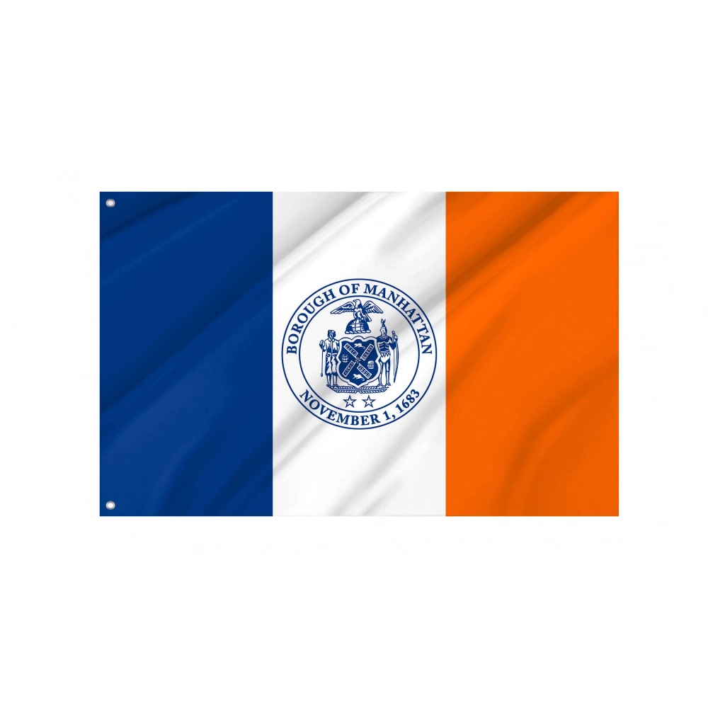 Manhattan, New York Flag for Indoor & Outdoor Use