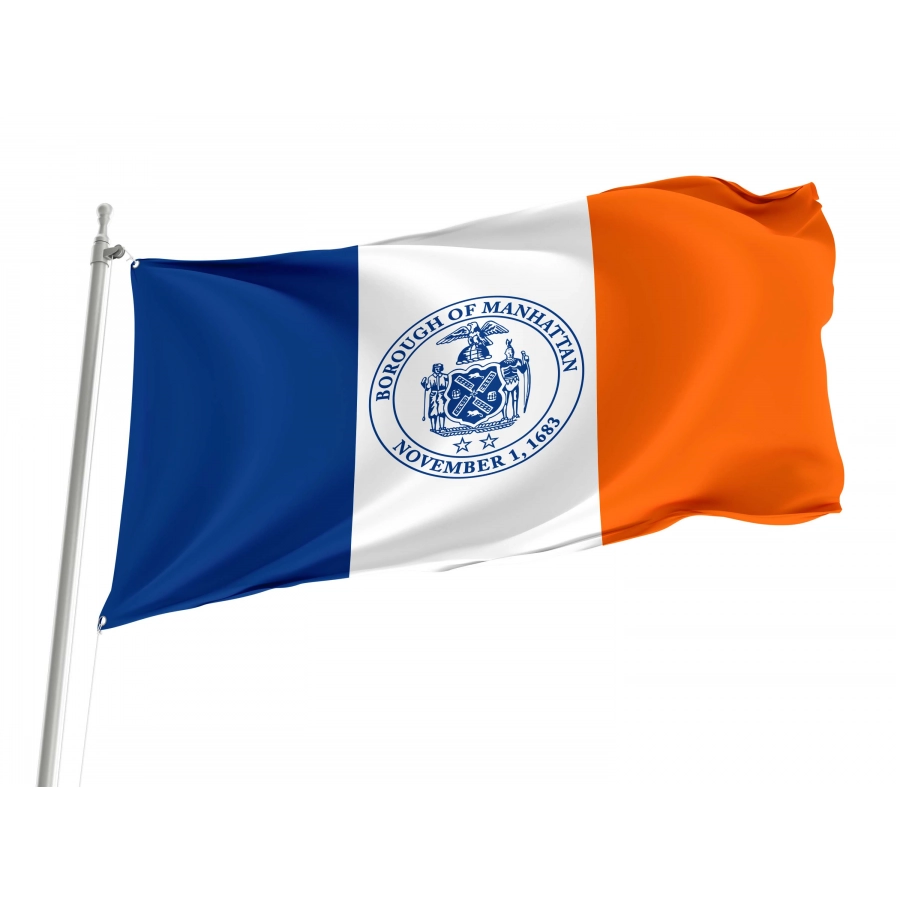 Manhattan, New York Flag for Indoor & Outdoor Use, USA311