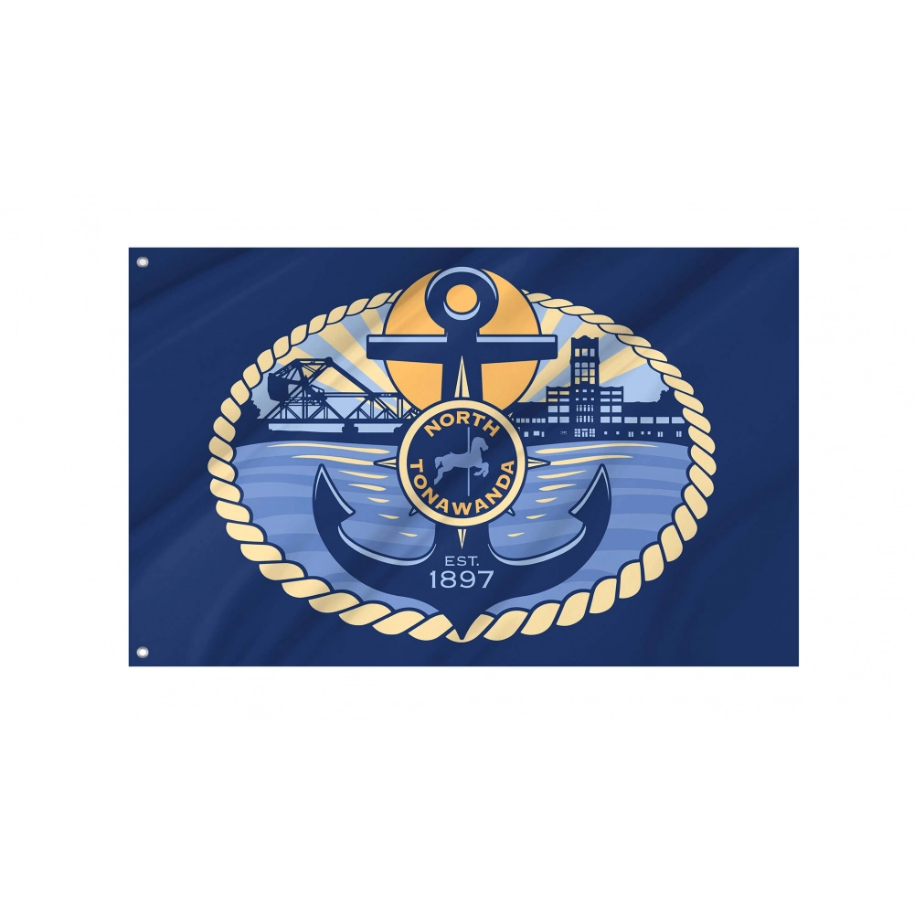 North Tonawanda, New York Flag for Indoor & Outdoor Use
