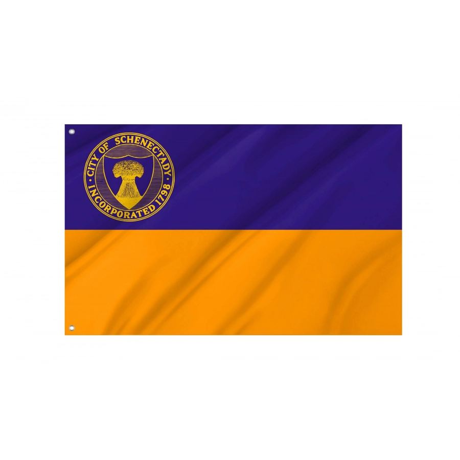 Schenectady City Flag for Indoor & Outdoor Use, USA317