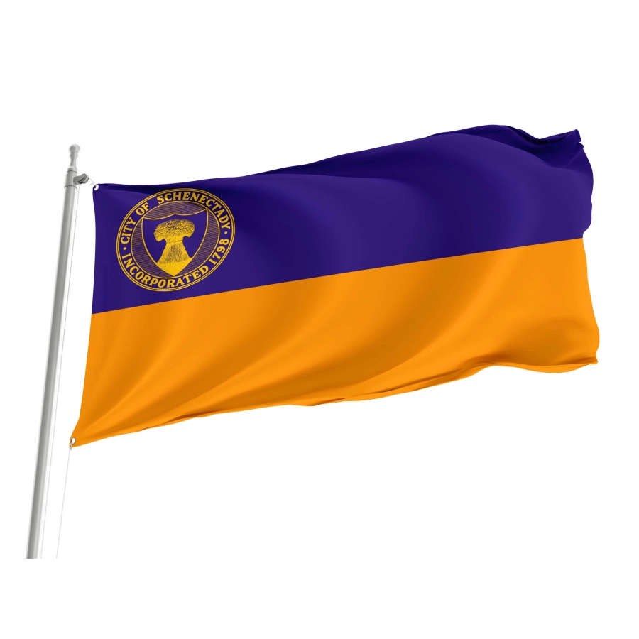 Schenectady City Flag for Indoor & Outdoor Use, USA317