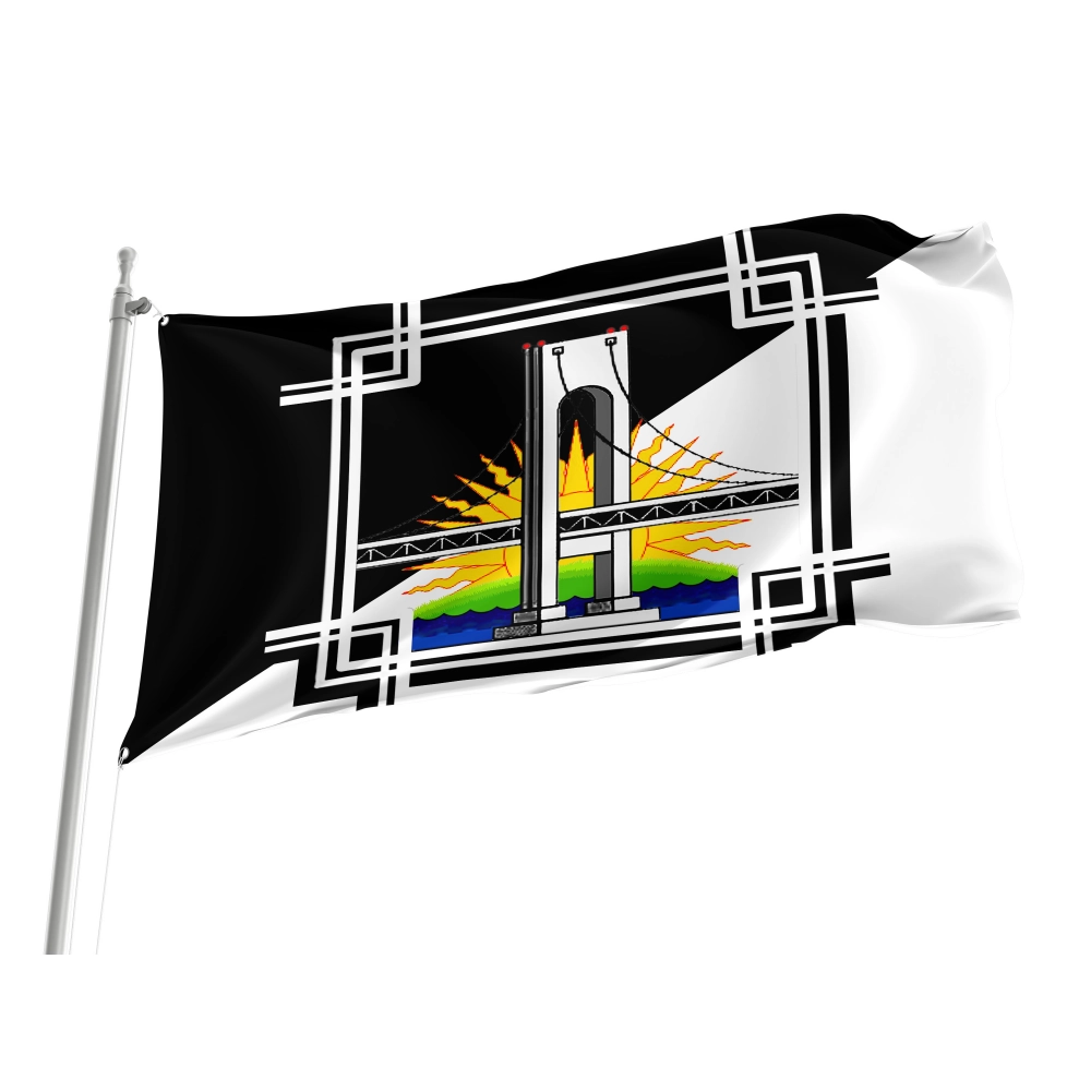 Sunset Park Flag for Indoor & Outdoor Use