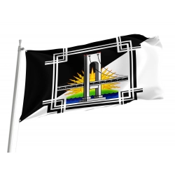 Sunset Park Flag for Indoor & Outdoor Use