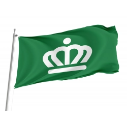 Charlotte, North Carolina Green Flag for Indoor & Outdoor Use