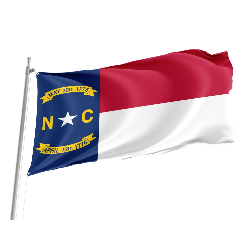 North Carolina State Flag for Indoor & Outdoor Use North Carolina State Flag for Indoor & Outdoor Use