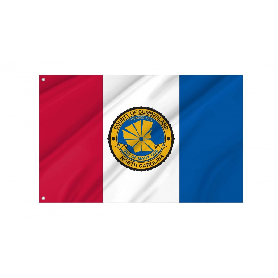 Cumberland County, North Carolina Flag for Indoor & Outdoor Use, USA319