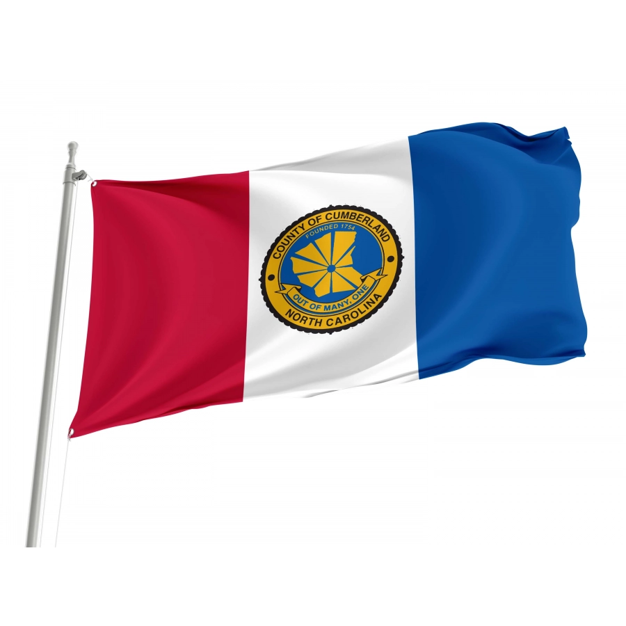 Cumberland County, North Carolina Flag for Indoor & Outdoor Use, USA319