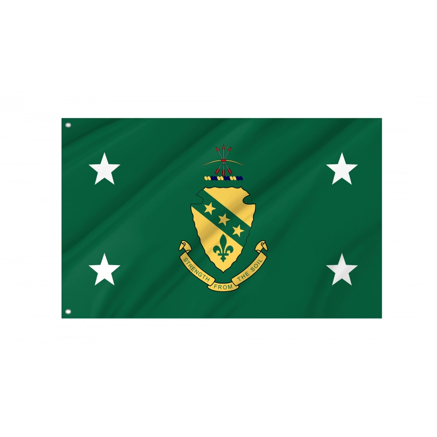 Flag of Governor of North Dakota, Patriotic Flags, Unique Design Print, Flags for Indoor & Outdoor Use