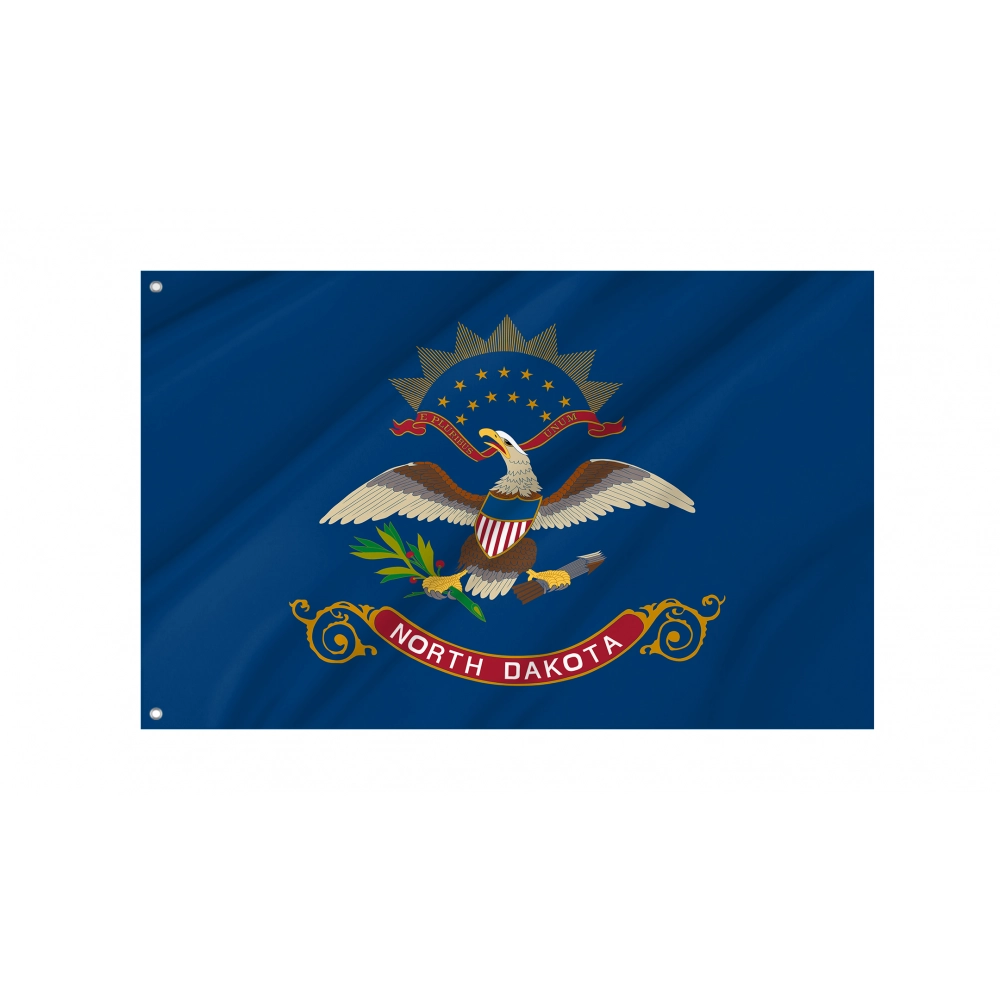 North Dakota State Flag for Indoor & Outdoor Use North Dakota State Flag for Indoor & Outdoor Use