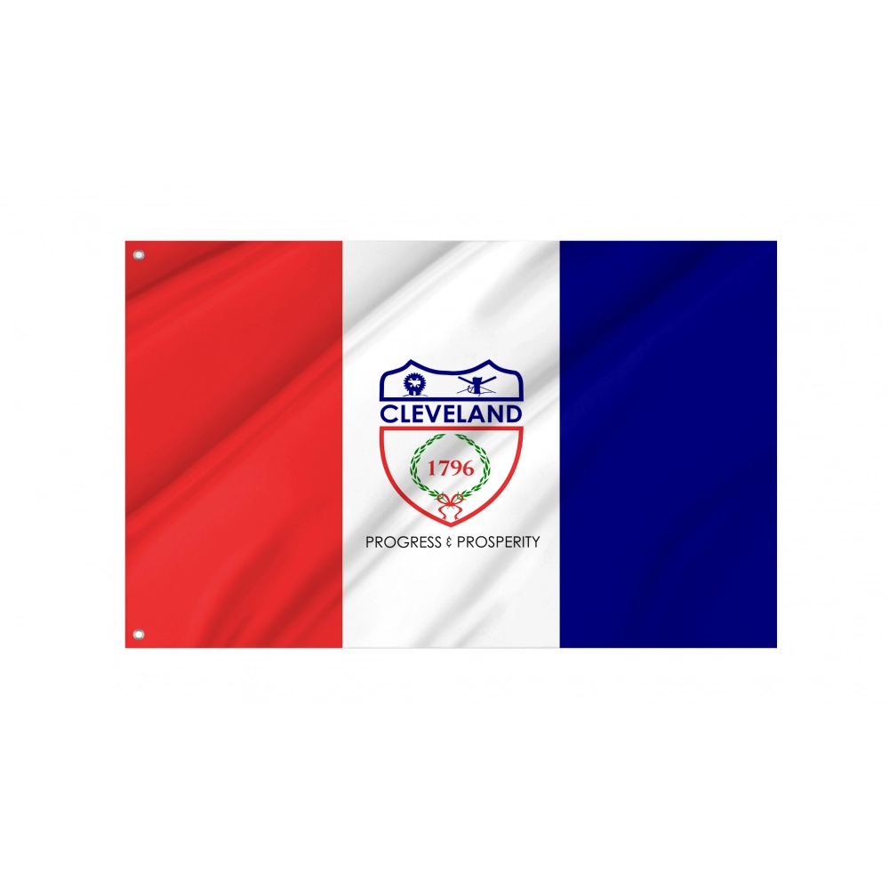 Cleveland, Ohio Flag for Indoor & Outdoor Use