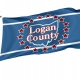 Logan County Flag for Indoor & Outdoor Use - Imagine 1