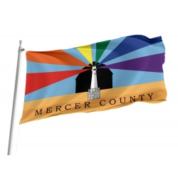 Mercer County Flag for Indoor & Outdoor Use