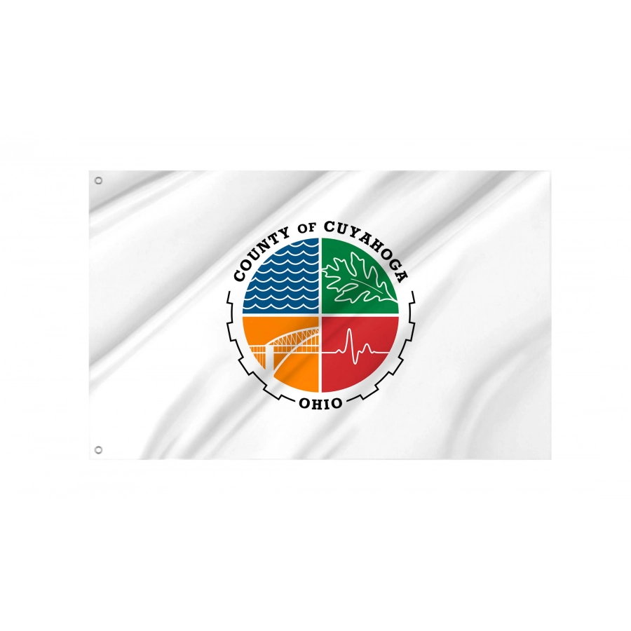 Cuyahoga County Flag for Indoor & Outdoor Use, USA321