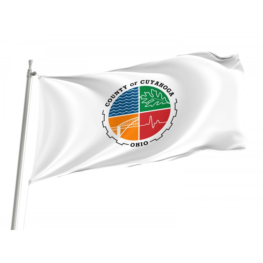 Cuyahoga County Flag for Indoor & Outdoor Use, USA321