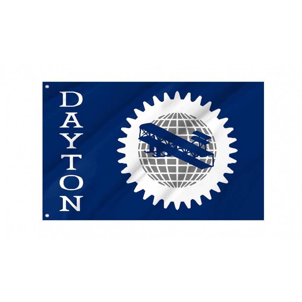 Dayton (1958-2021), Ohio Flag for Indoor & Outdoor Use