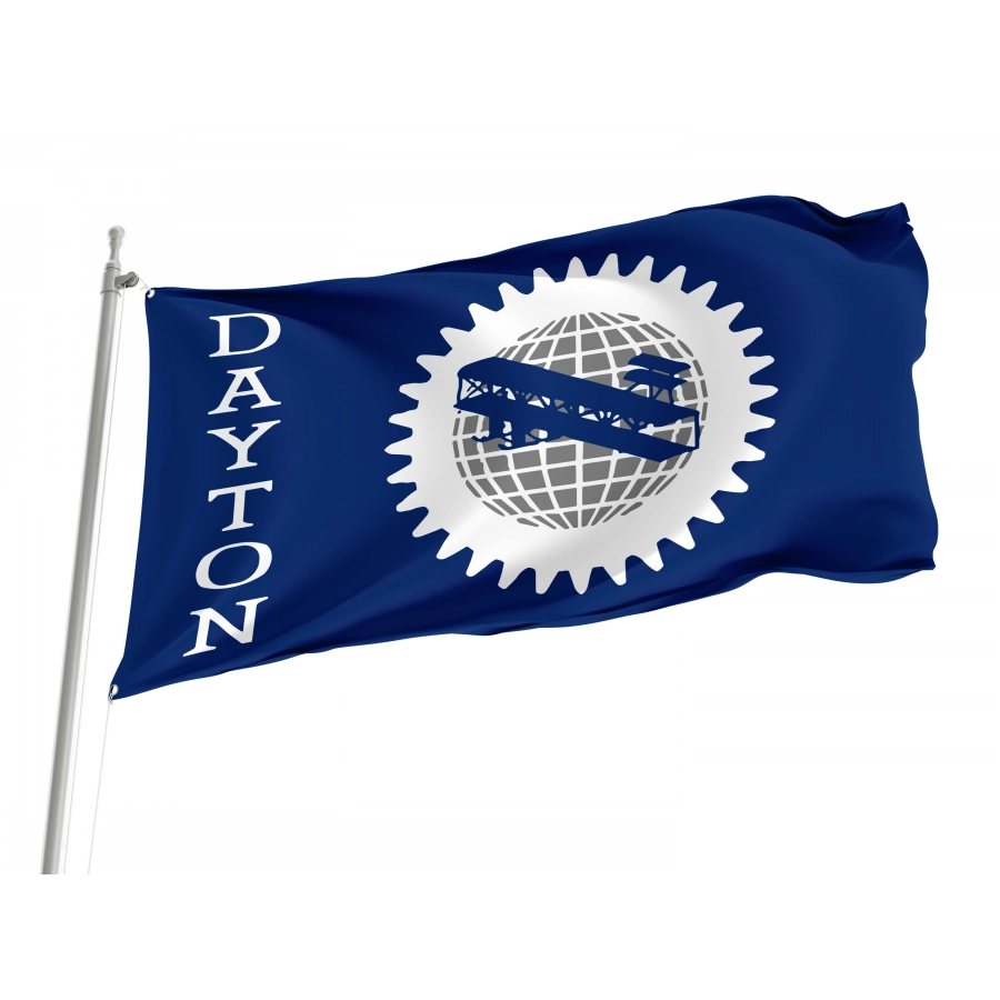 Dayton (1958-2021), Ohio Flag for Indoor & Outdoor Use, USA362
