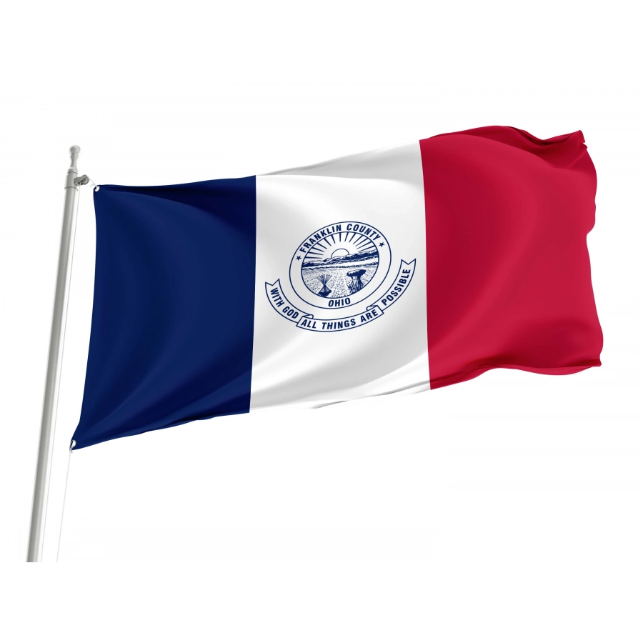 Franklin County, Ohio Flag for Indoor & Outdoor Use, USA322
