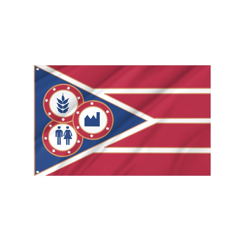 Hancock County, Ohio Flag for Indoor & Outdoor Use