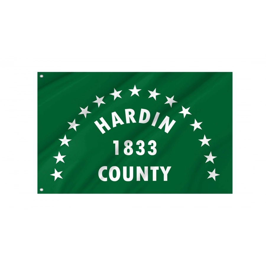 Hardin County Flag for Indoor & Outdoor Use, USA326
