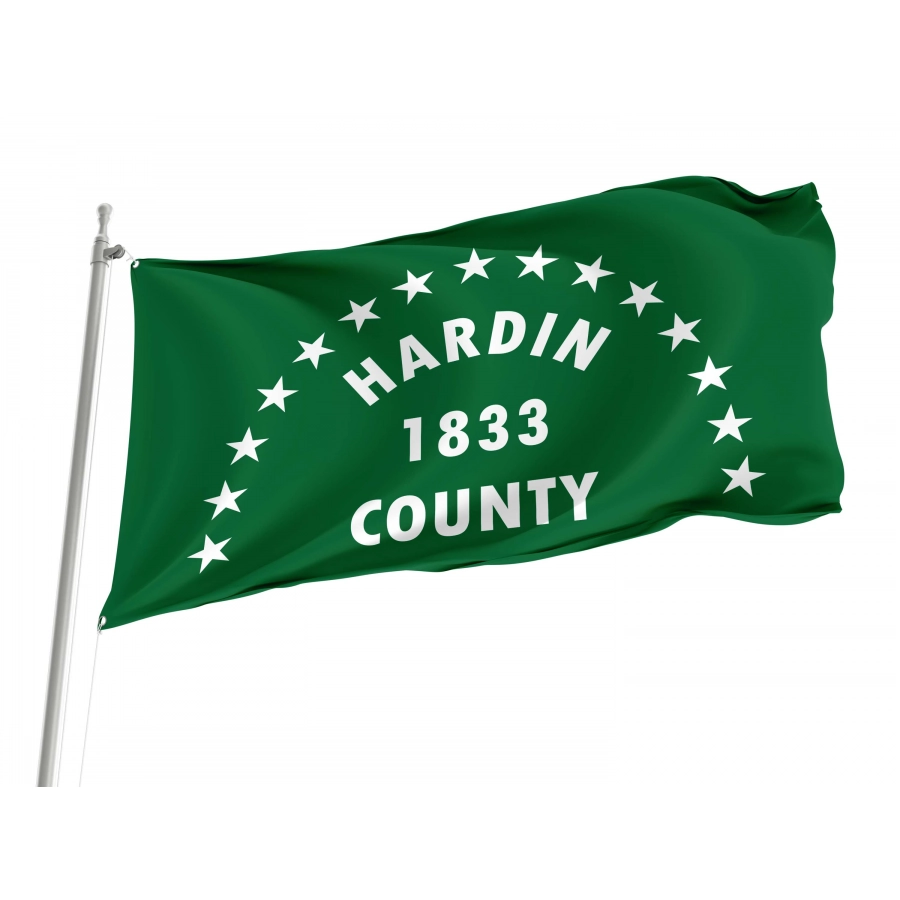 Hardin County Flag for Indoor & Outdoor Use, USA326