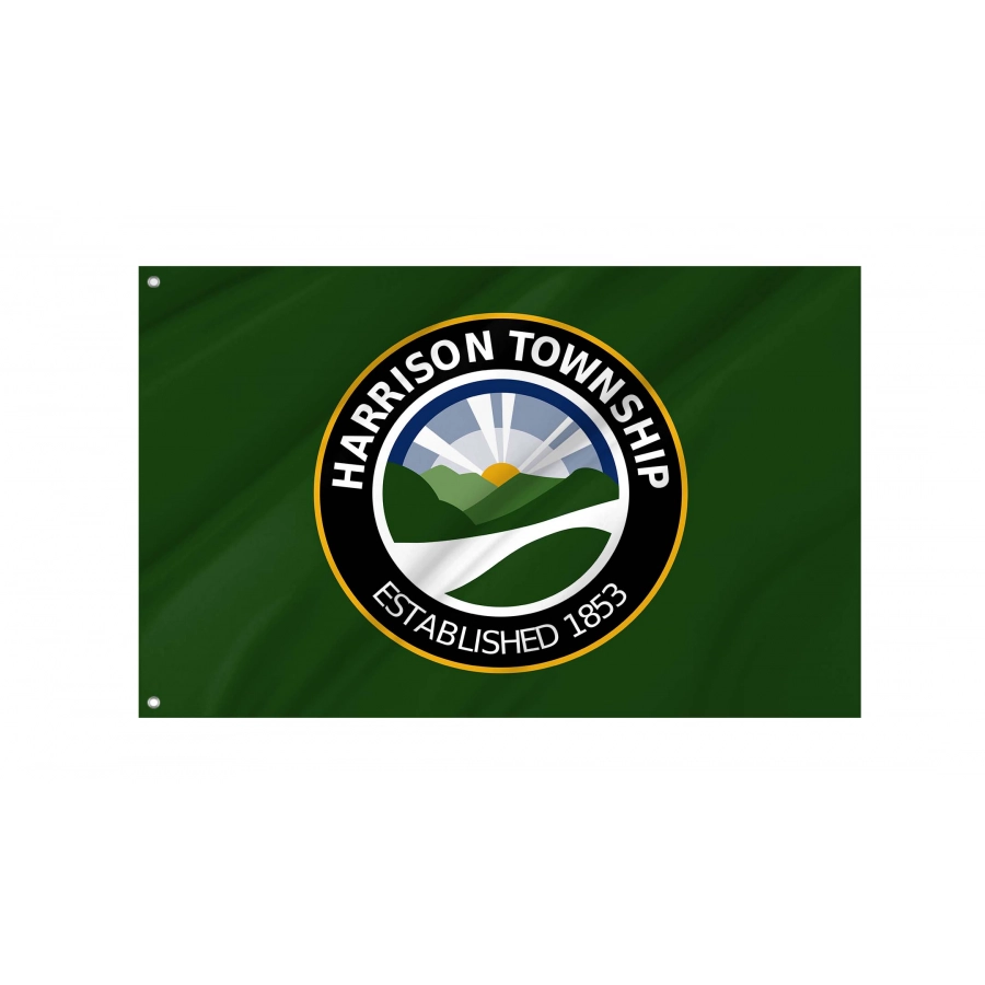 Harrison Township, Ohio Flag for Indoor & Outdoor Use, USA347