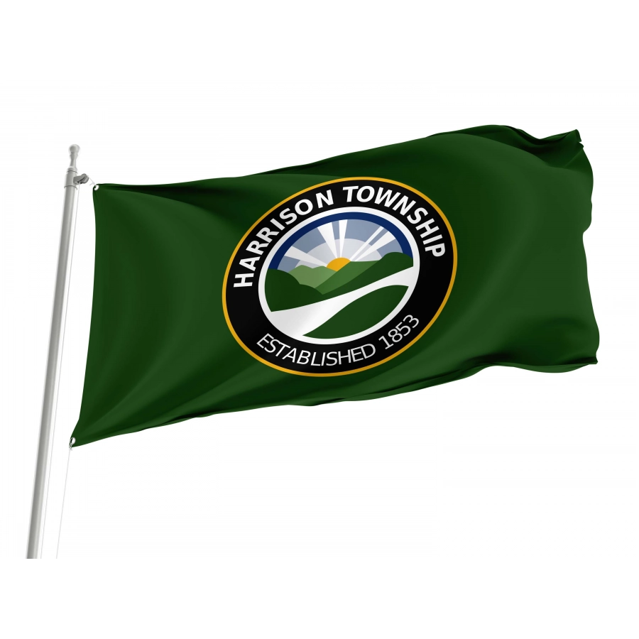 Harrison Township, Ohio Flag for Indoor & Outdoor Use, USA347
