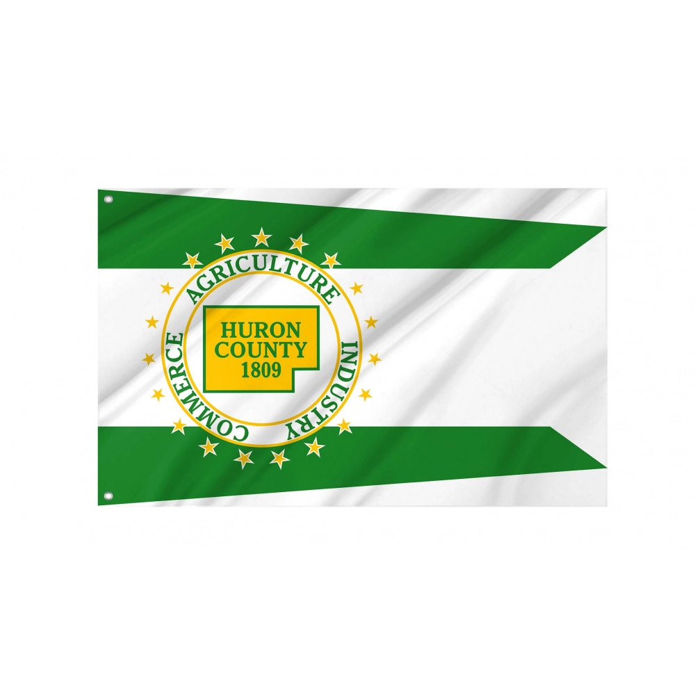 Huron County Flag for Indoor & Outdoor Use
